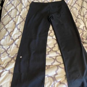 Lululemon black yoga pants. Size 12